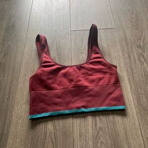 Outdoor Voices Seamless Rib Longline Bra